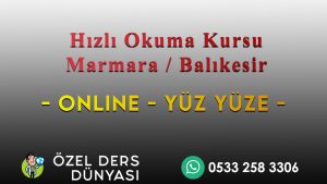 Hızlı Okuma Kursu Marmara